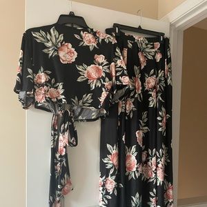 Two piece skirt set